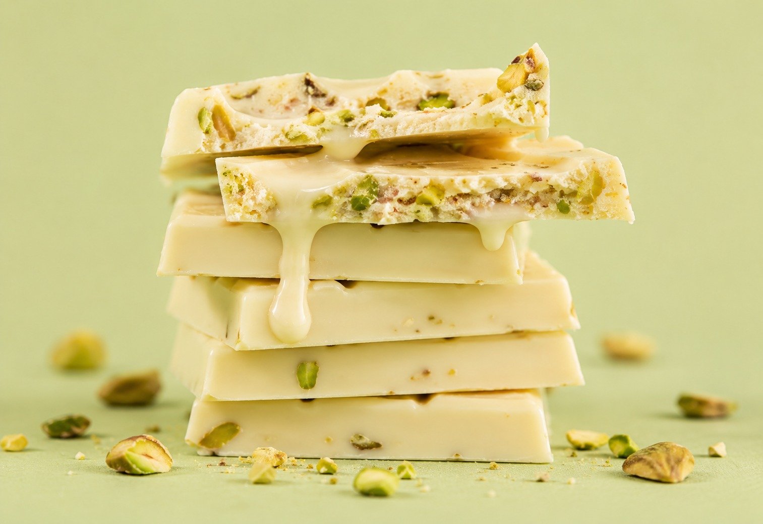 Chocolate Blanco con Pistachos